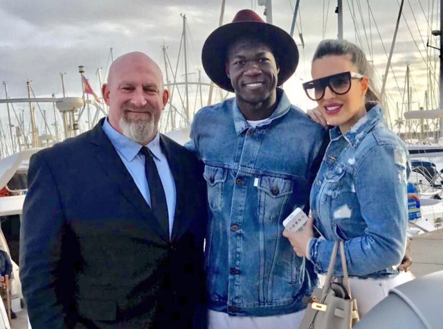 Felipe Caicedo y esposa