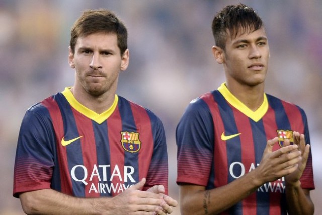 Neymar y Messi