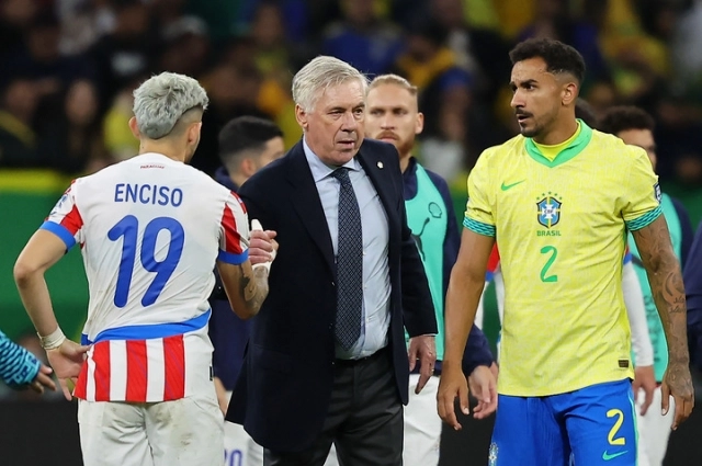Carlo Ancelotti-Brasil-Paraguay-fifa-world-cup-2026-qualifier