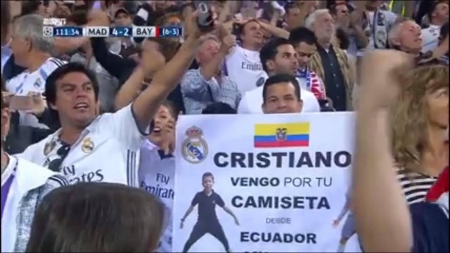 Hincha ecuatoriano Real Madrid
