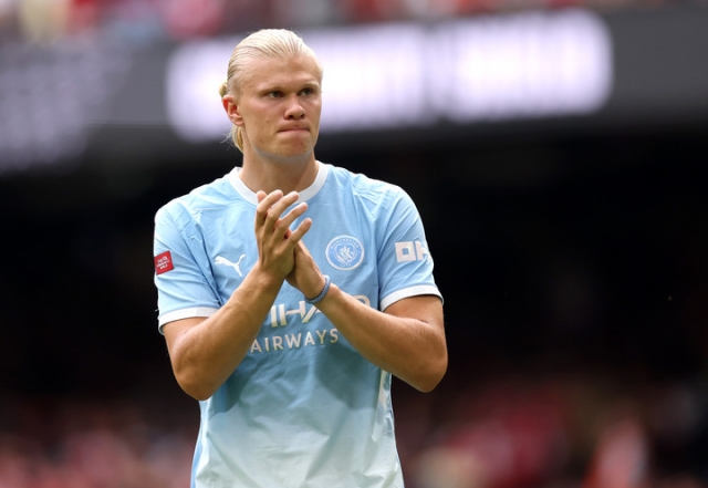 Erling Haaland-Arsenal-Manchester City-2026-Community Shield