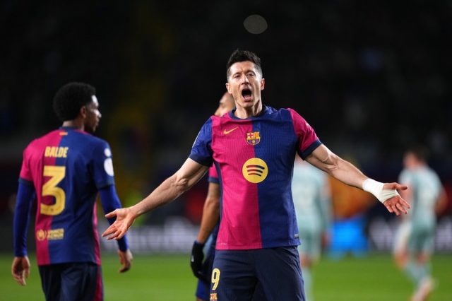 Robert Lewandowski-Barcelona-Atletico de Madrid-Copa del Rey-2025