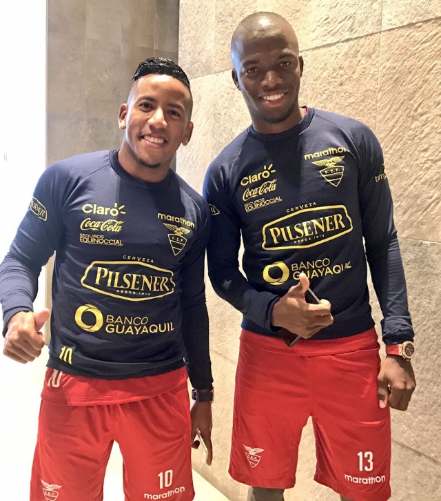 Enner Valencia y Joao Plata