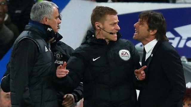 José Mourinho y Antonio Conte