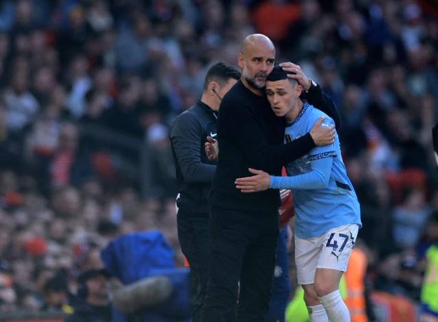 Pep Guardiola-Phil Foden-Manchester United-Manchester City-Premier League-2025