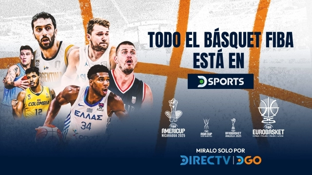 Americup y Eurobasket, por DIRECTV y DGO