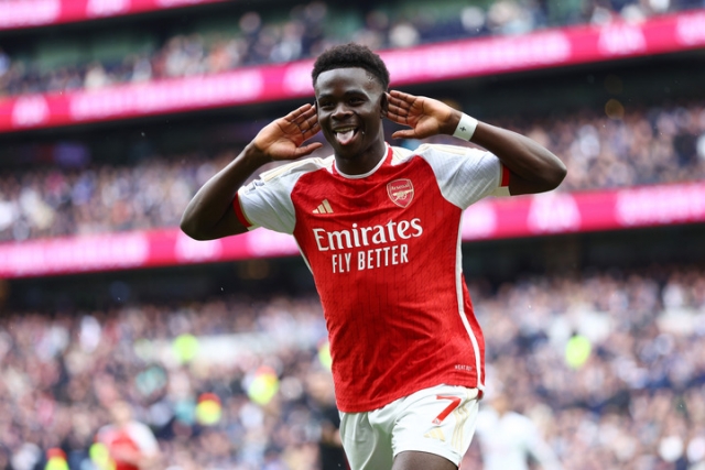 Bukayo Saka-Tottenham-Arsenal-Premie League-2024