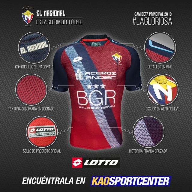 Camiseta El Nacional 2018